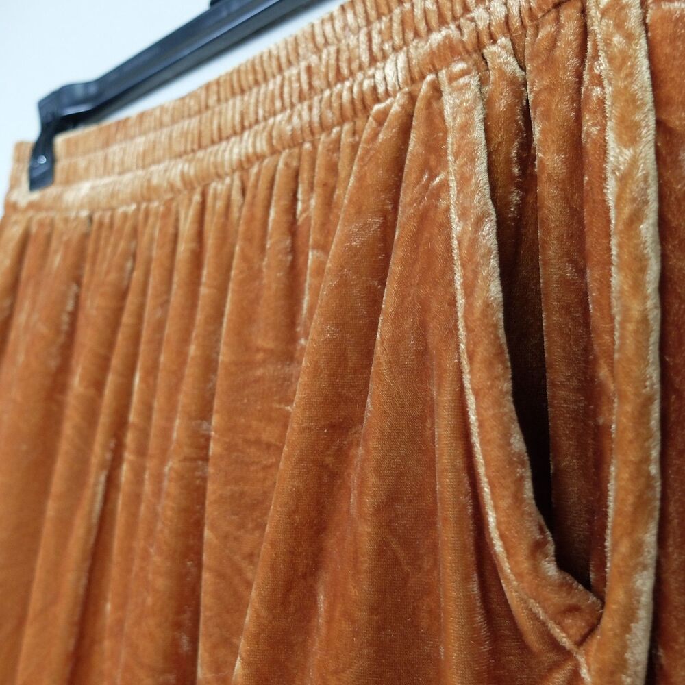 Madewell Women's Track Trousers in Velvet Vintage Gold Size Medium - Picture 6 of 15
